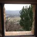 View from pigeonnier bedroom